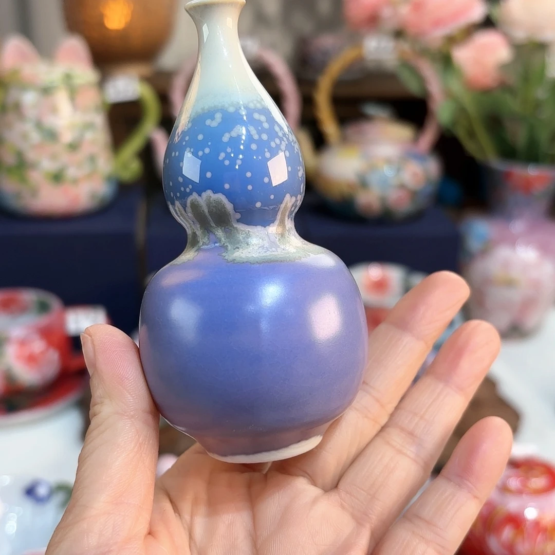 景德镇手绘高温釉下彩陶瓷茶具