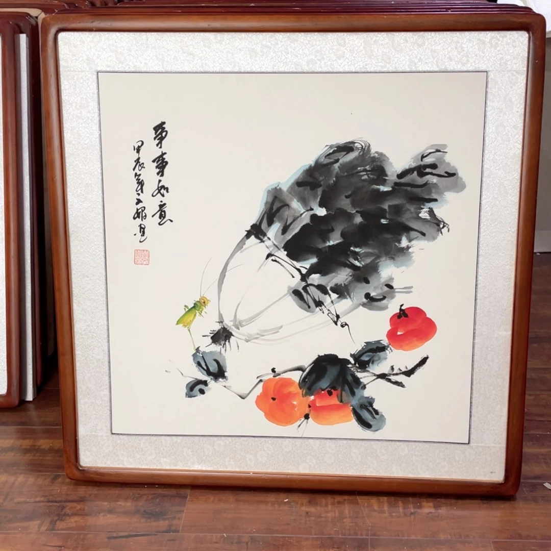 国画带框尺寸63*63厘米