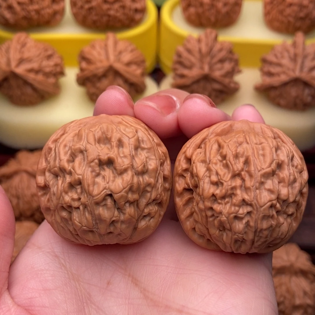 文玩核桃把件野生莲花37