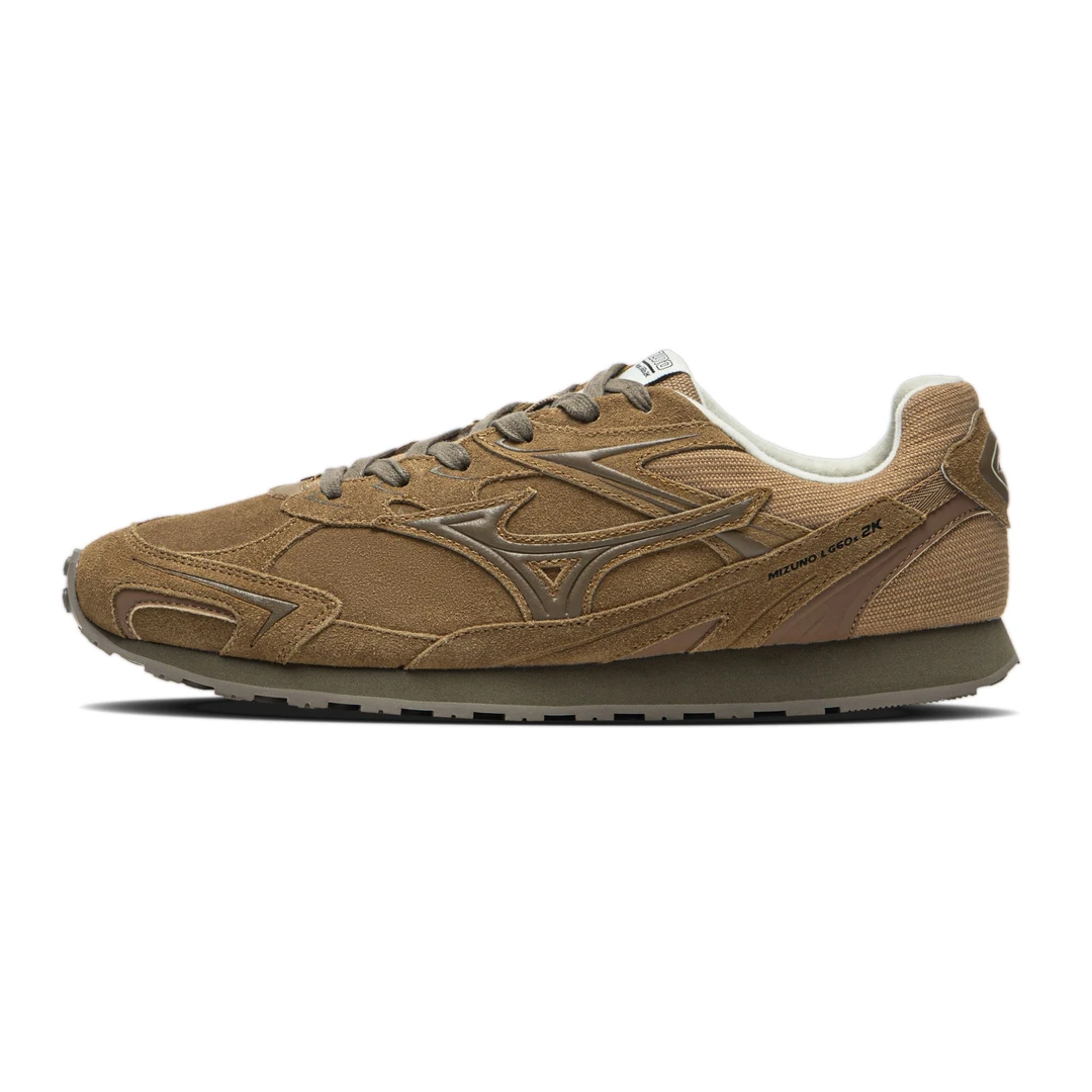 Mizuno/美津浓复古时尚千禧薄底休闲摩登棕德训鞋 LG 60S 2K  2.0