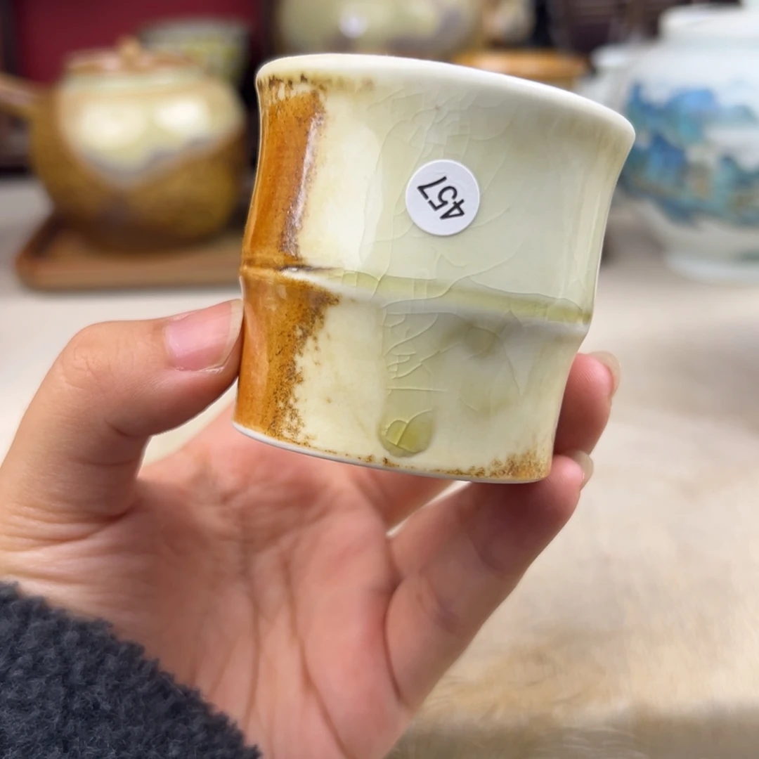 杯纯手工柴烧主人杯