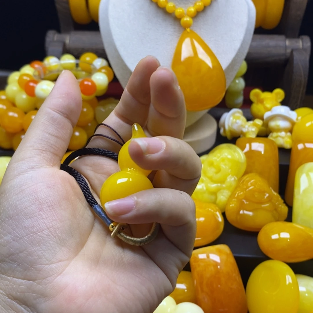 小***鲜非金属鸡油黄小号葫芦