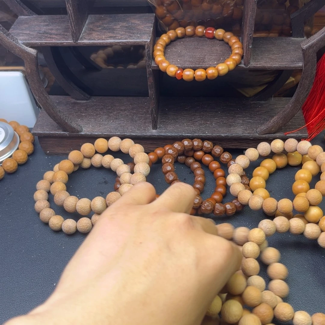 核桃手串/手链漏眼橘子皮