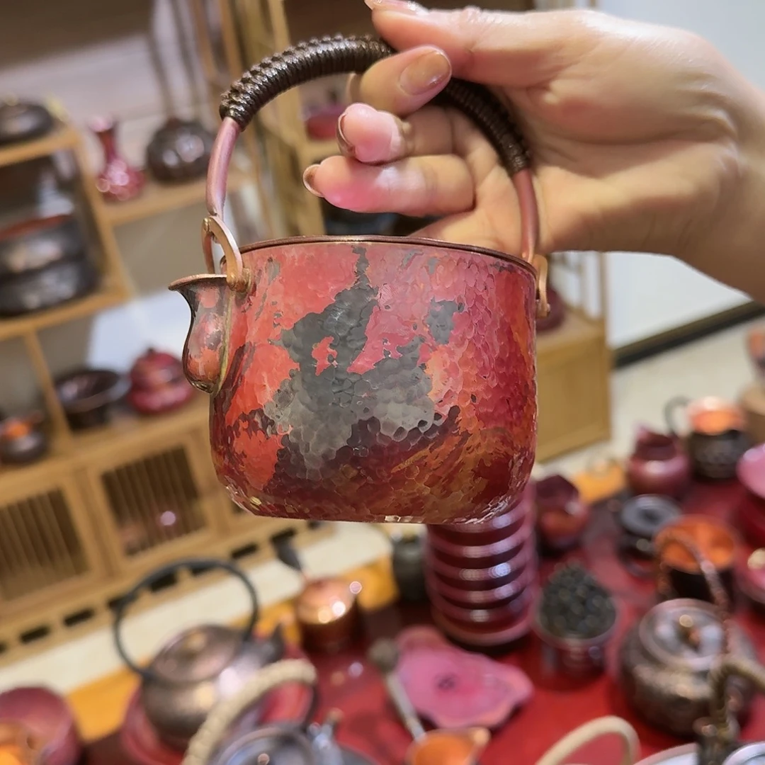紫铜手工制作摆件一个