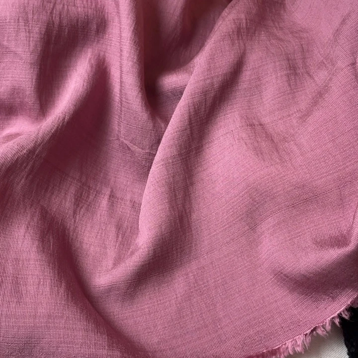 紫粉棉麻1米。