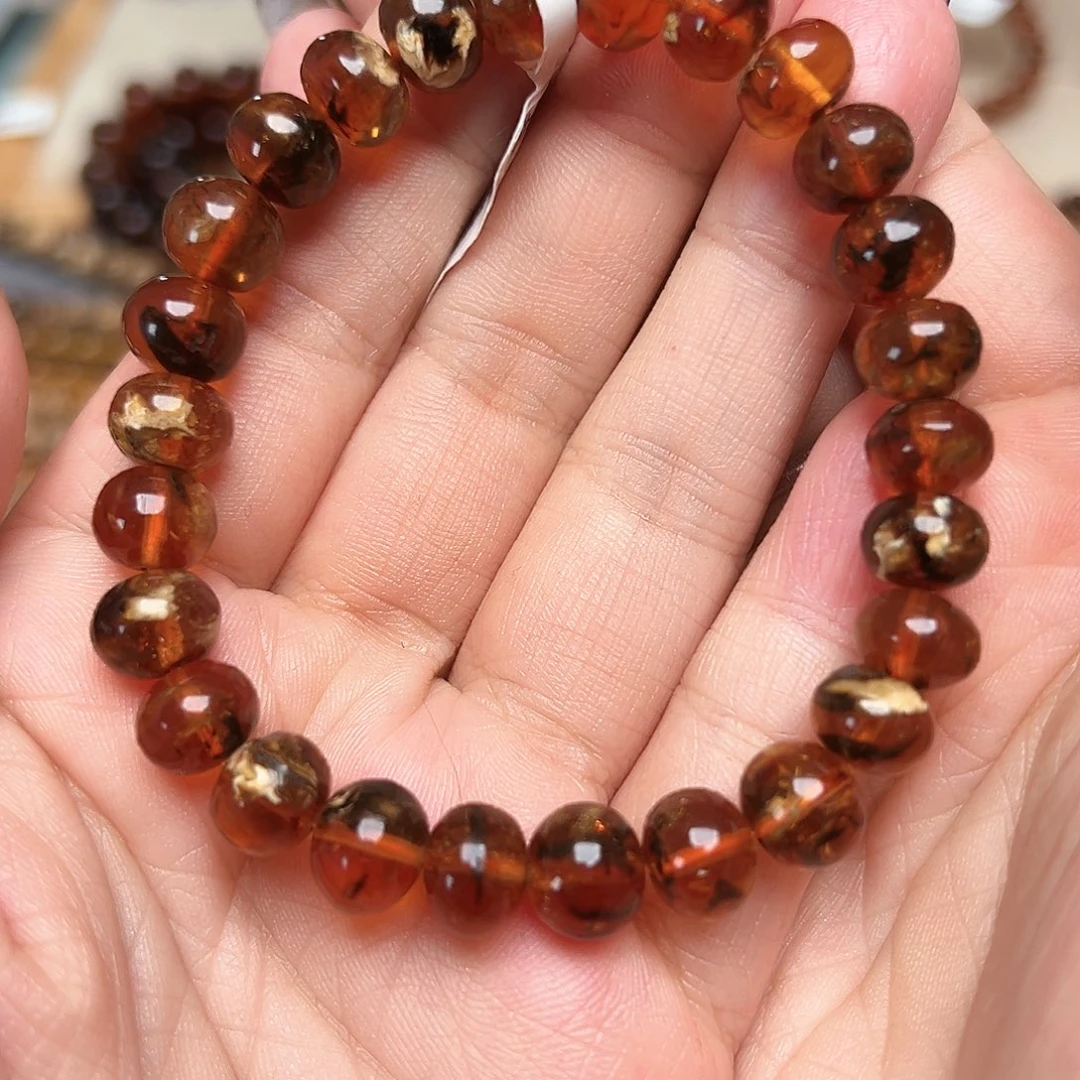 琥珀未镶嵌裸石抚顺琥珀10047九