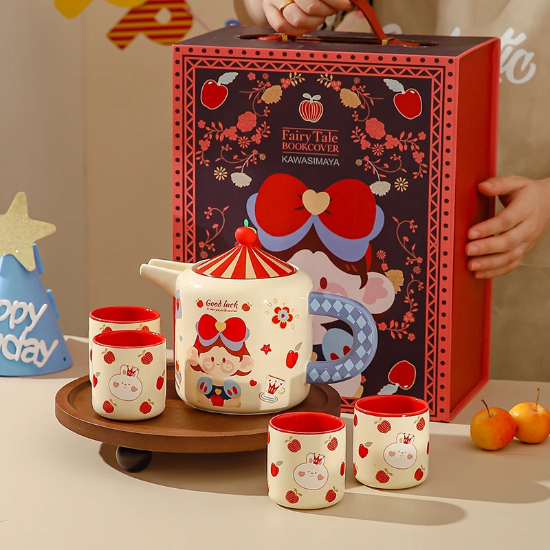 川岛屋陶瓷泡茶壶2025新款女生日礼物新婚乔迁伴手礼茶具套装礼盒