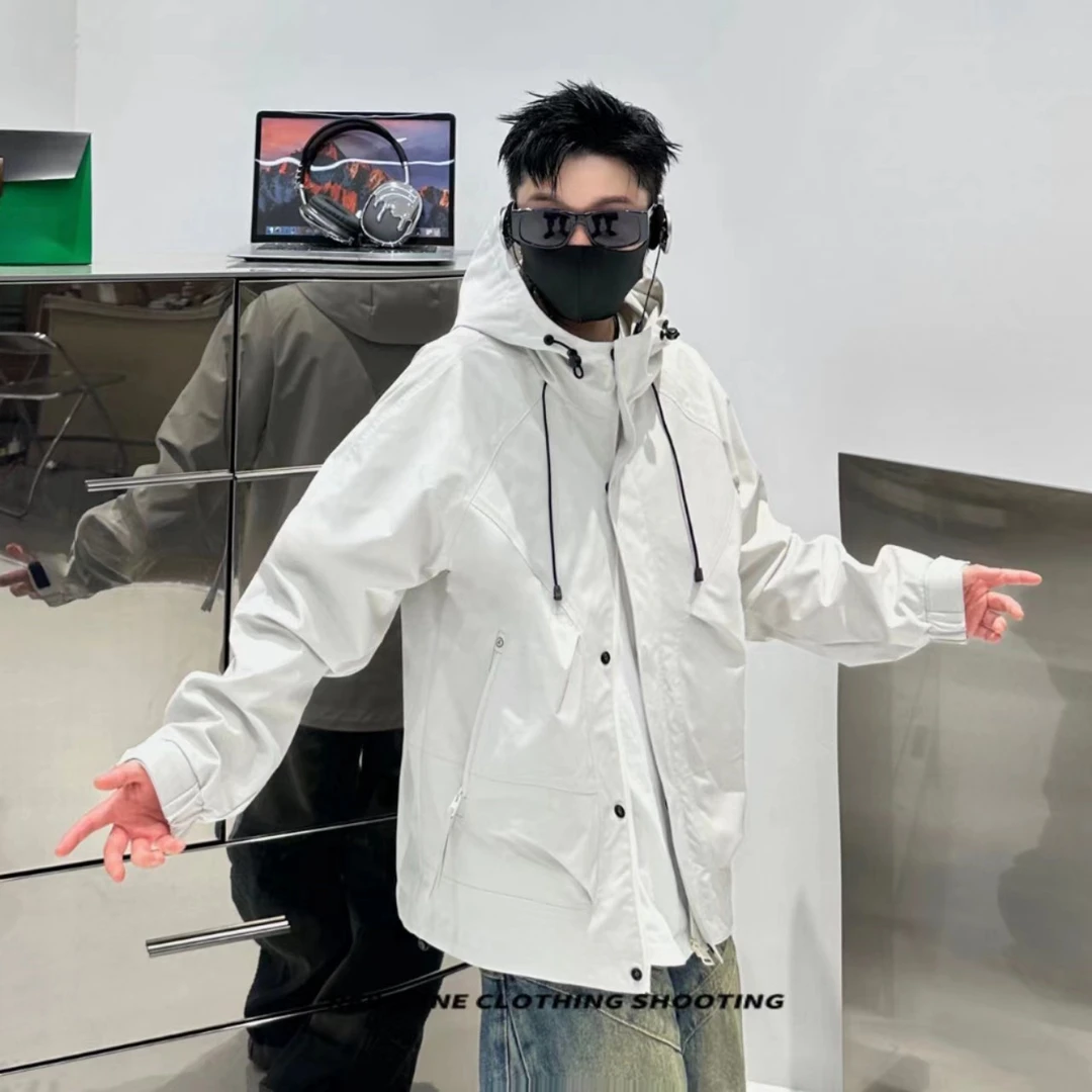 69#2024撤柜打板样衣#杭州小众设计户外休闲工装百搭夹克潮流