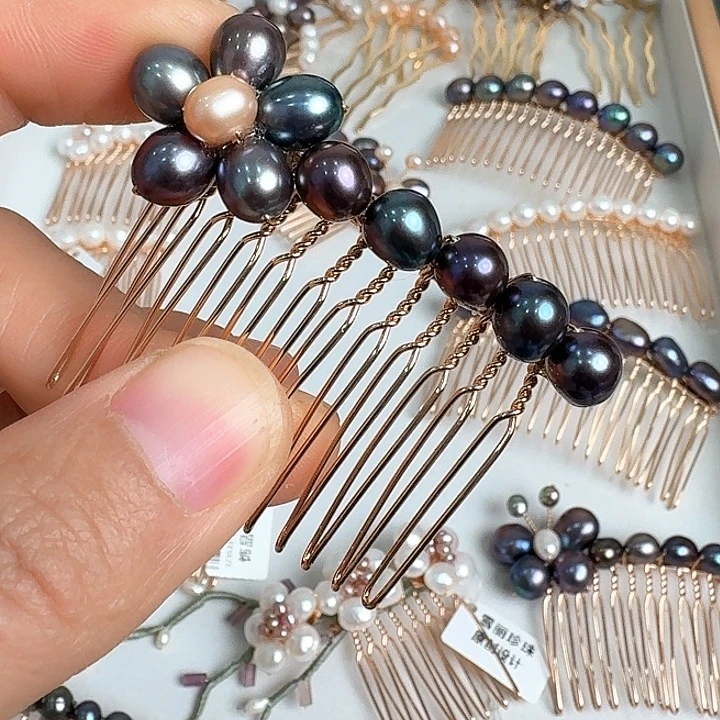 未镶嵌淡水珍珠发饰
