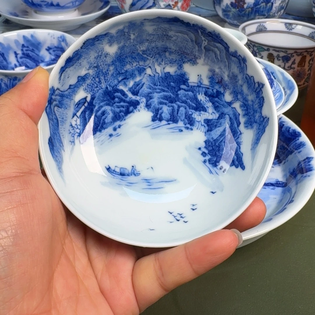 陶景德镇纯手绘茶具圆圆262