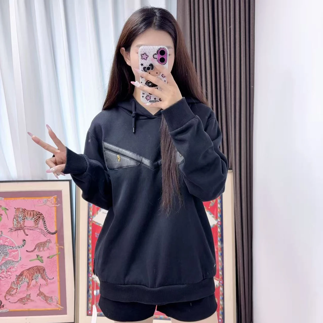 95新 FENDI/芬迪 麦殿/内绒连冒卫衣L/250526LJHMM10