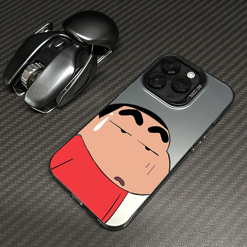 无语小新适用iPhone苹果16手机壳15Pro趣味14ProMax创意13套12/11