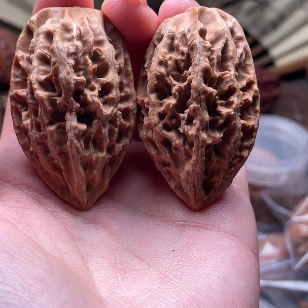 文玩核桃把件楸刀鱼8