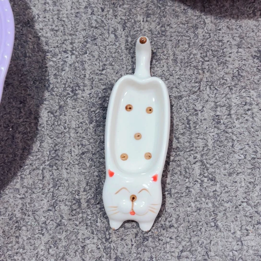 陶瓷福利款可爱猫咪蘸料碟
