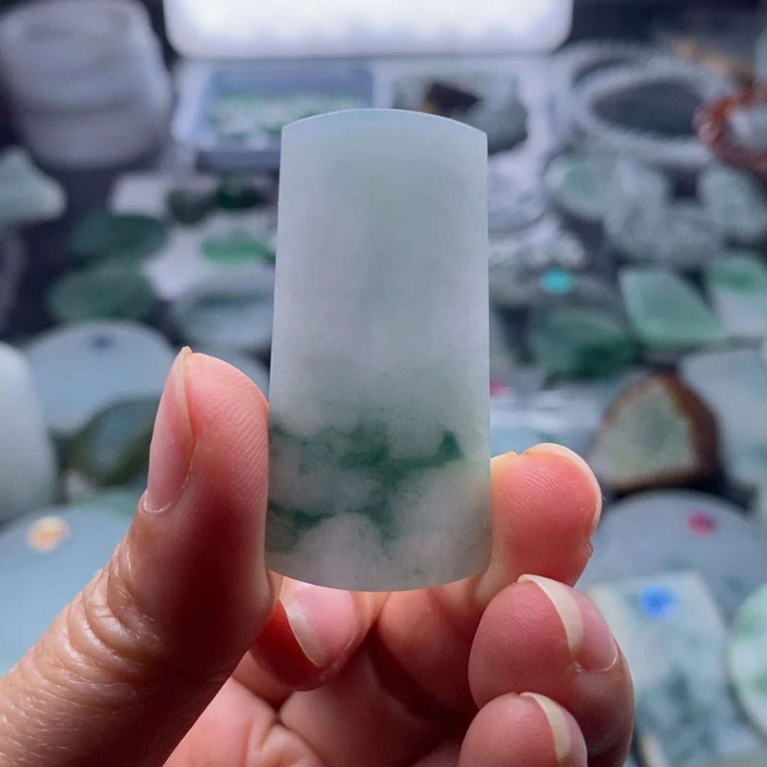 定制翡翠未镶嵌无事牌