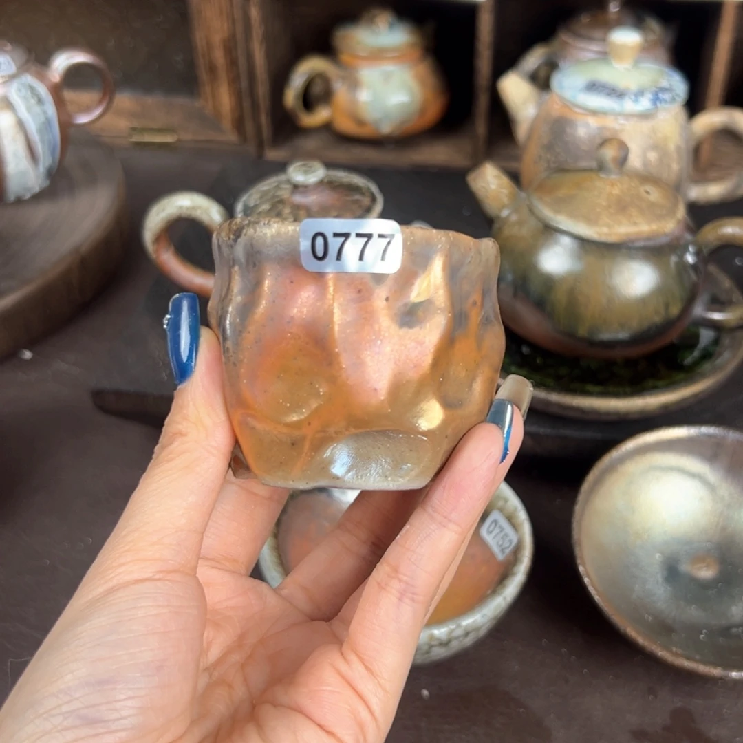 杯柴烧茶器主人杯