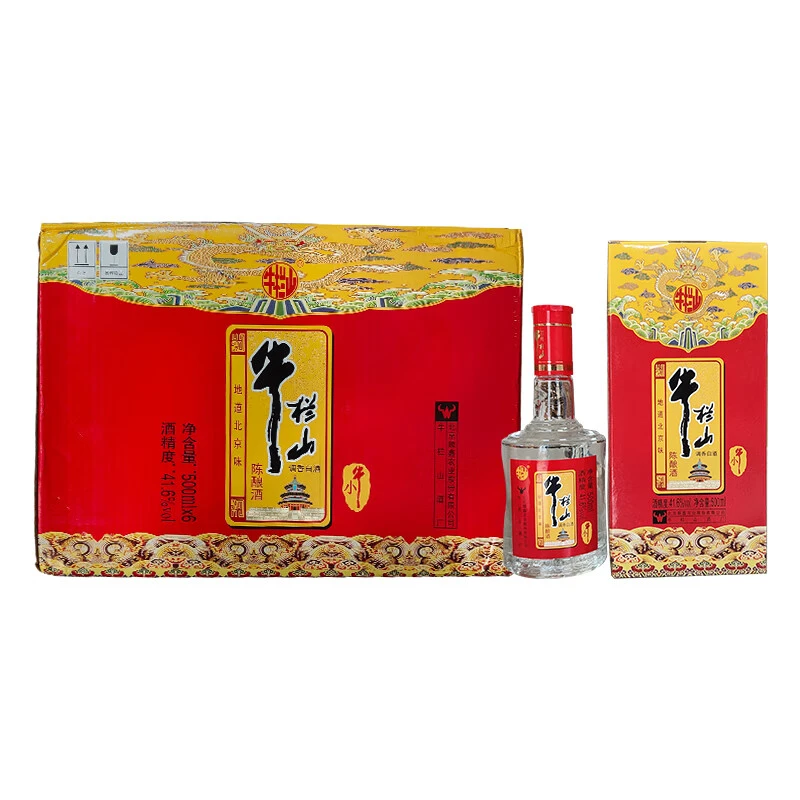 牛栏山41.6°牛栏山小牛白酒500ml*6瓶正宗调香型白酒41.6%vol.500