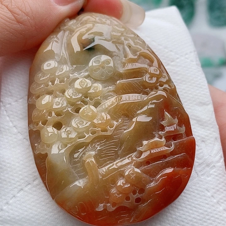 颈饰未镶嵌翡翠翡翠