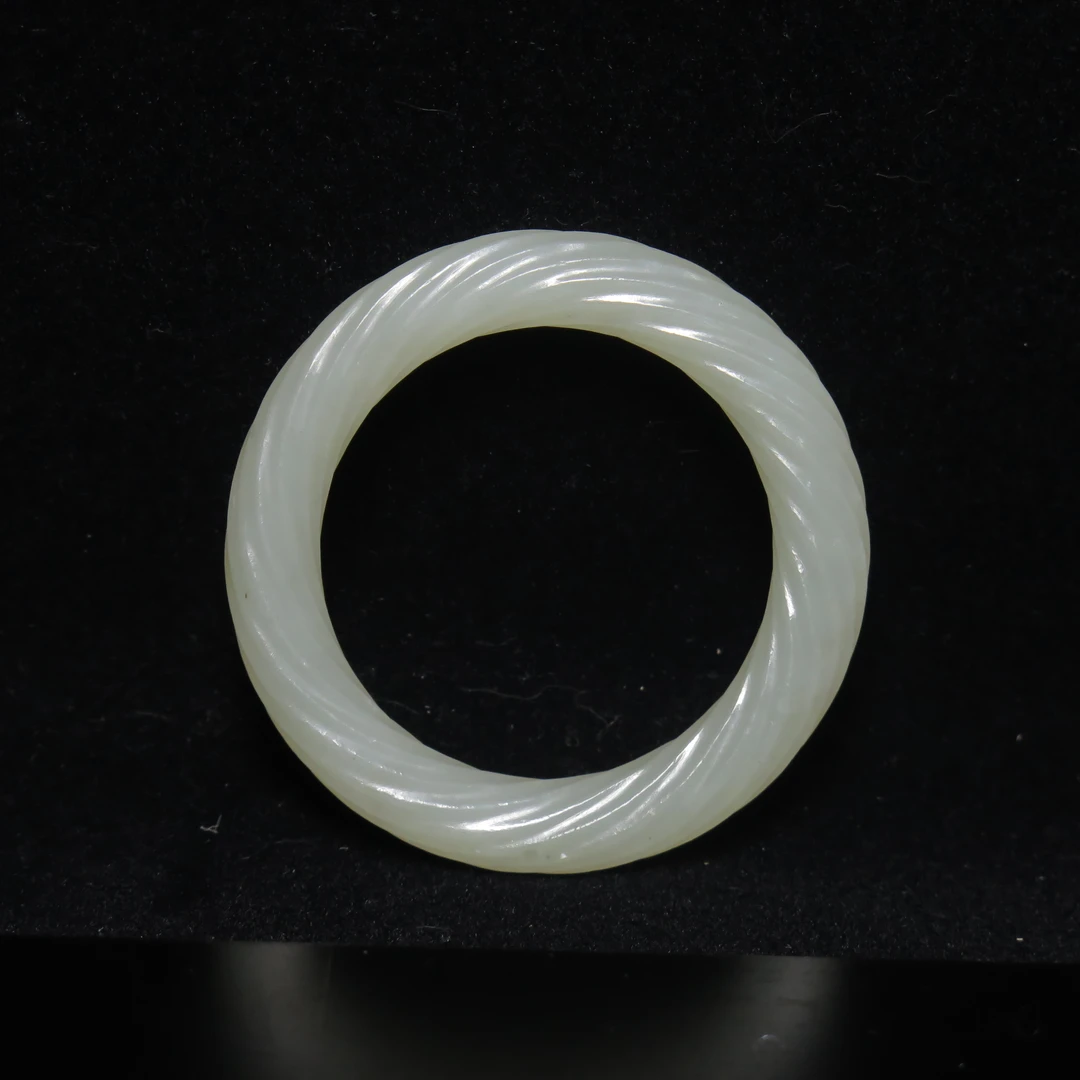 民国钮丝纹玉环佩/MZ255077/和田玉/民族文物