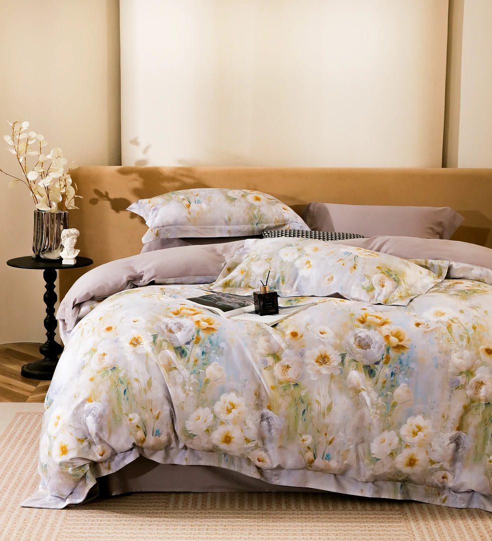 【JIOMO】天丝棉系列高端磨毛四件套——洛神花