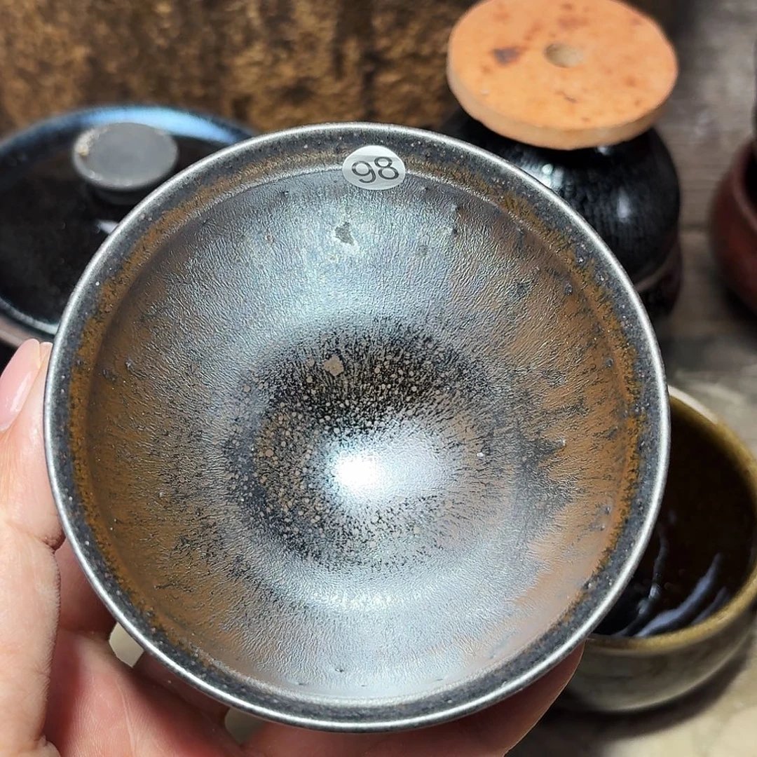 茶盏义兴龙窑建盏98火标