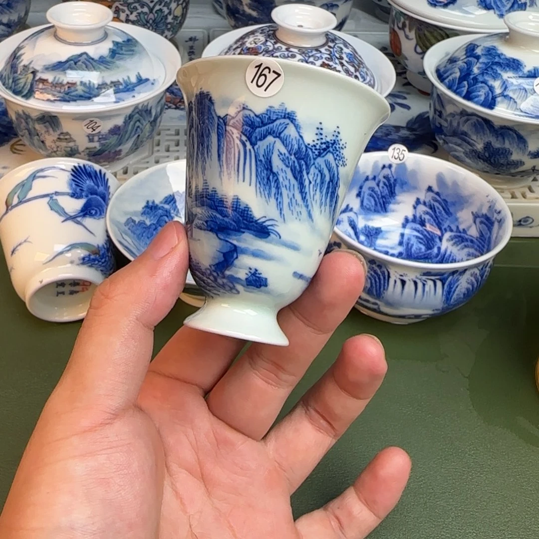 彦祖纯手工手绘茶具167