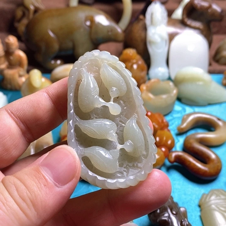 和田玉挂件未镶嵌