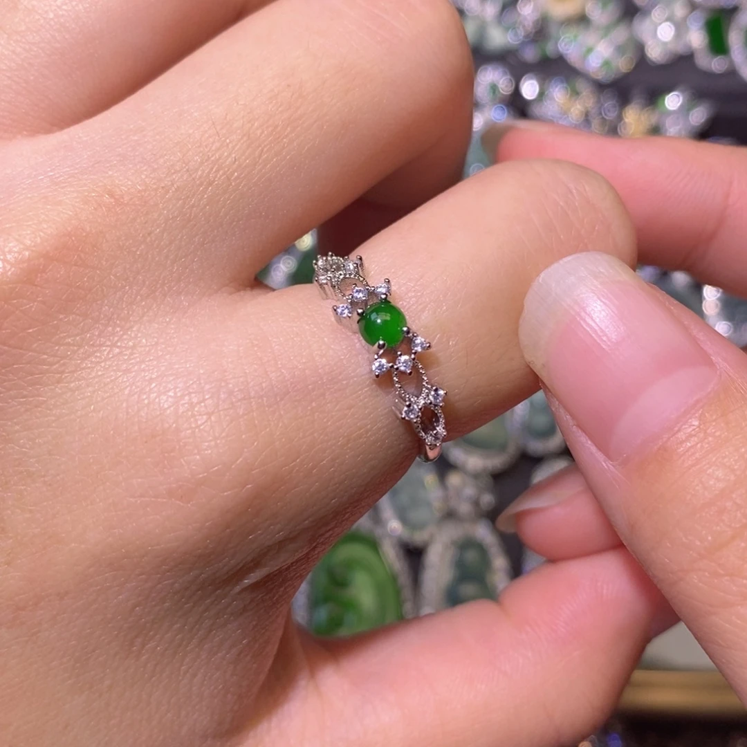 翡翠未镶嵌颈饰天然