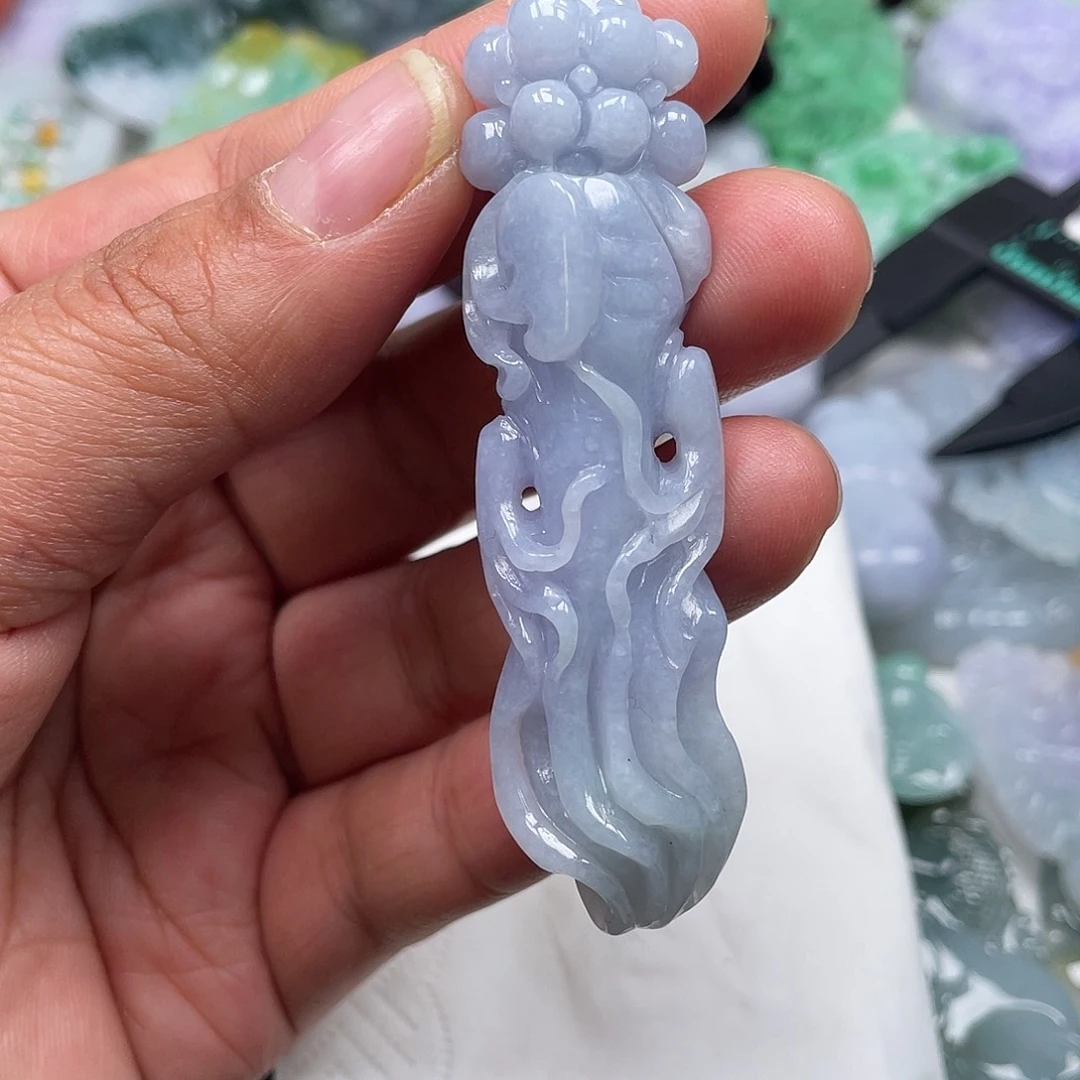 颈饰未镶嵌翡翠翡玉缘翡翠