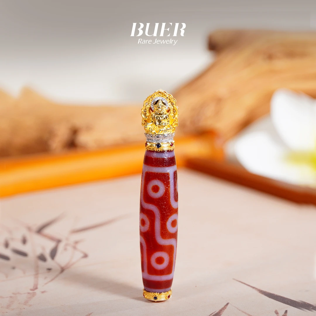 【不二】红肉九眼黄CC珠珠18K金吊坠（多样性发）