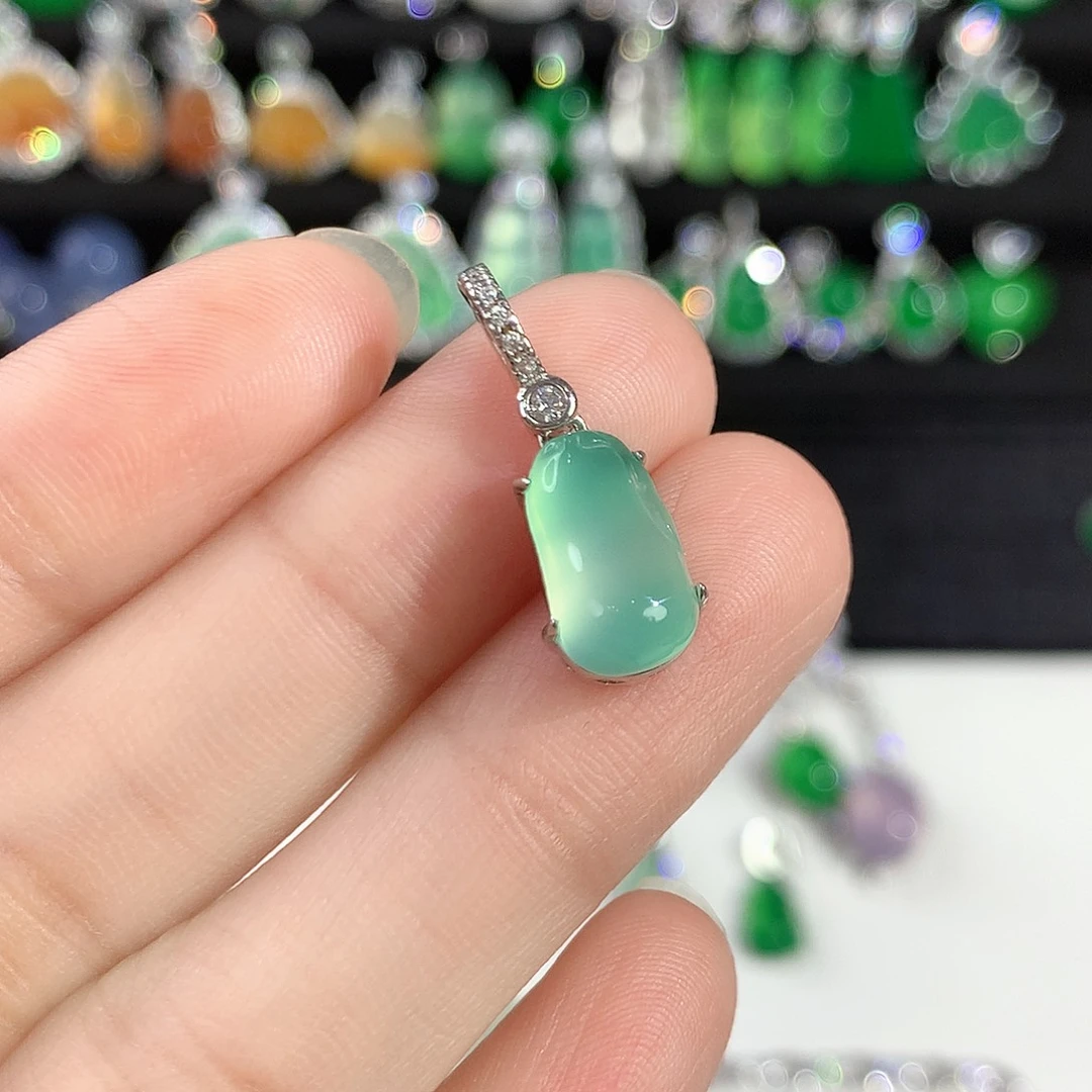 玛瑙/玉髓银S925镶嵌颈饰