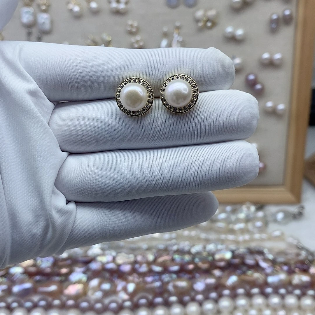 耳饰淡水珍珠未镶嵌