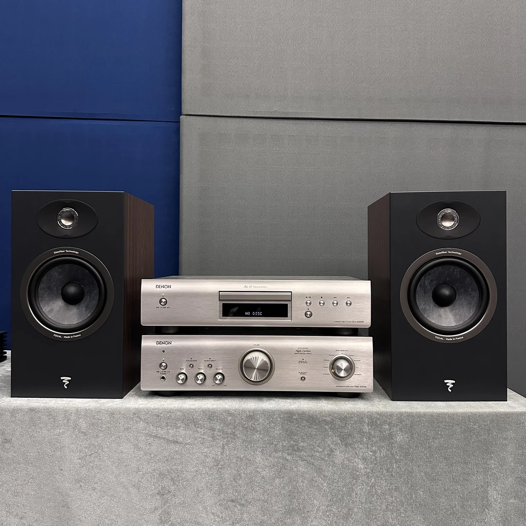 准新品 Denon/天龙 天龙600功放CD+劲浪世华N1组合套装功放音箱