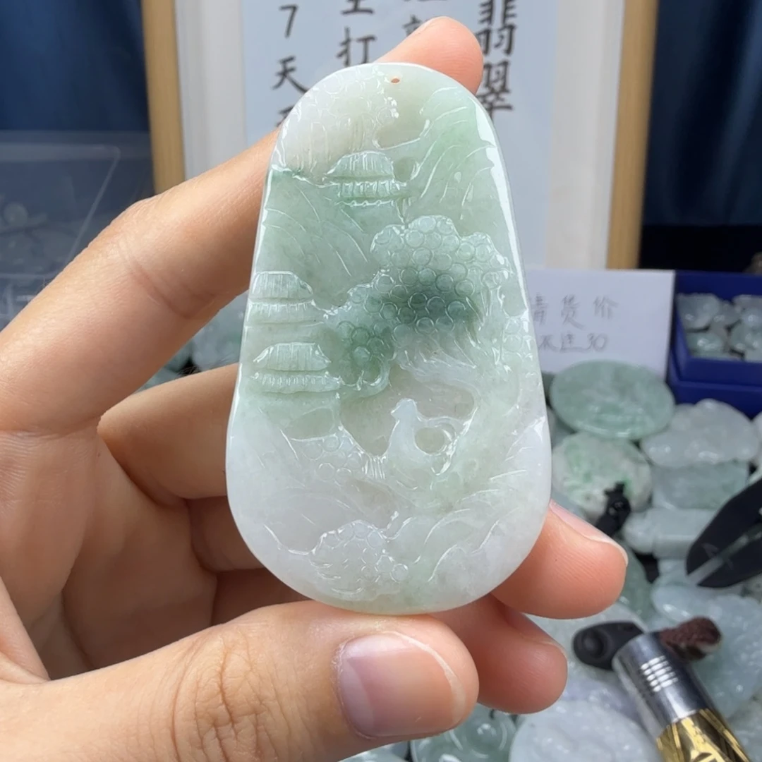 颈饰未镶嵌翡翠翡翠
