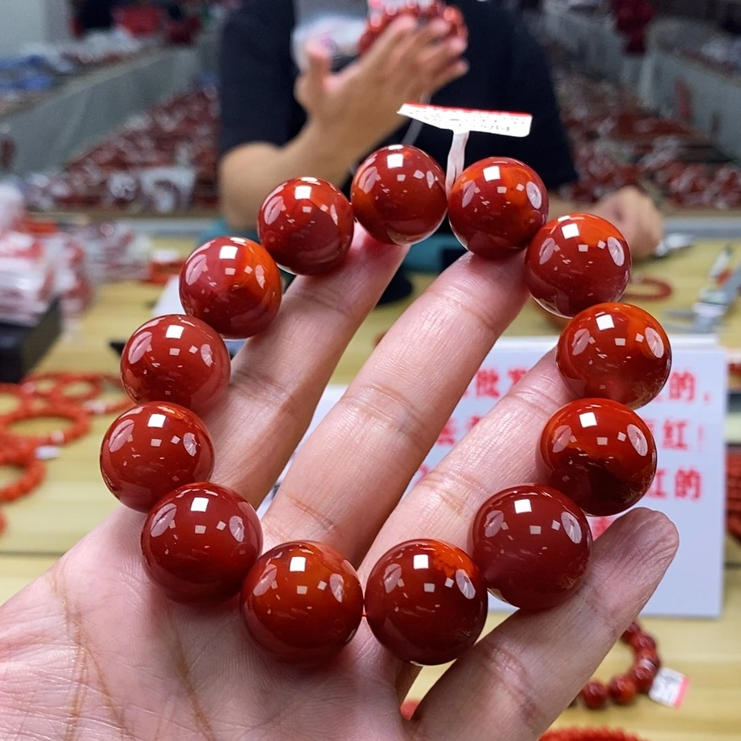 未镶嵌19mm（多样性发一）典藏南红玛瑙