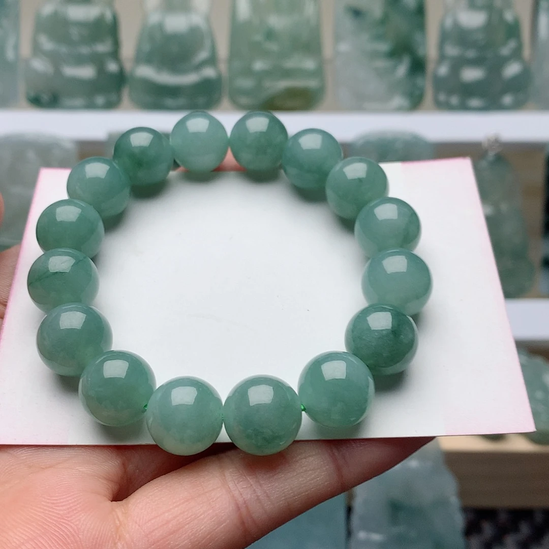 翡翠未镶嵌吊坠(不含链)手链