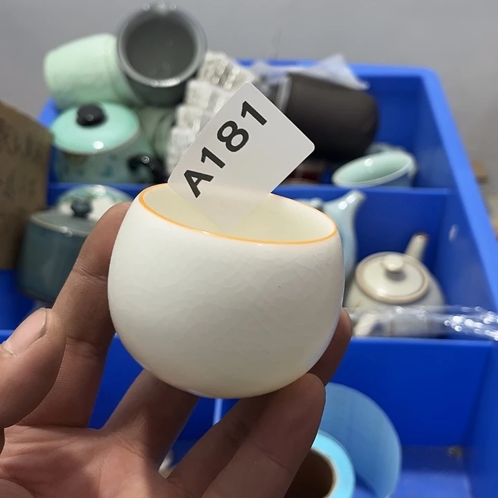 兴***8瓷片茶摆件工艺品摆件666