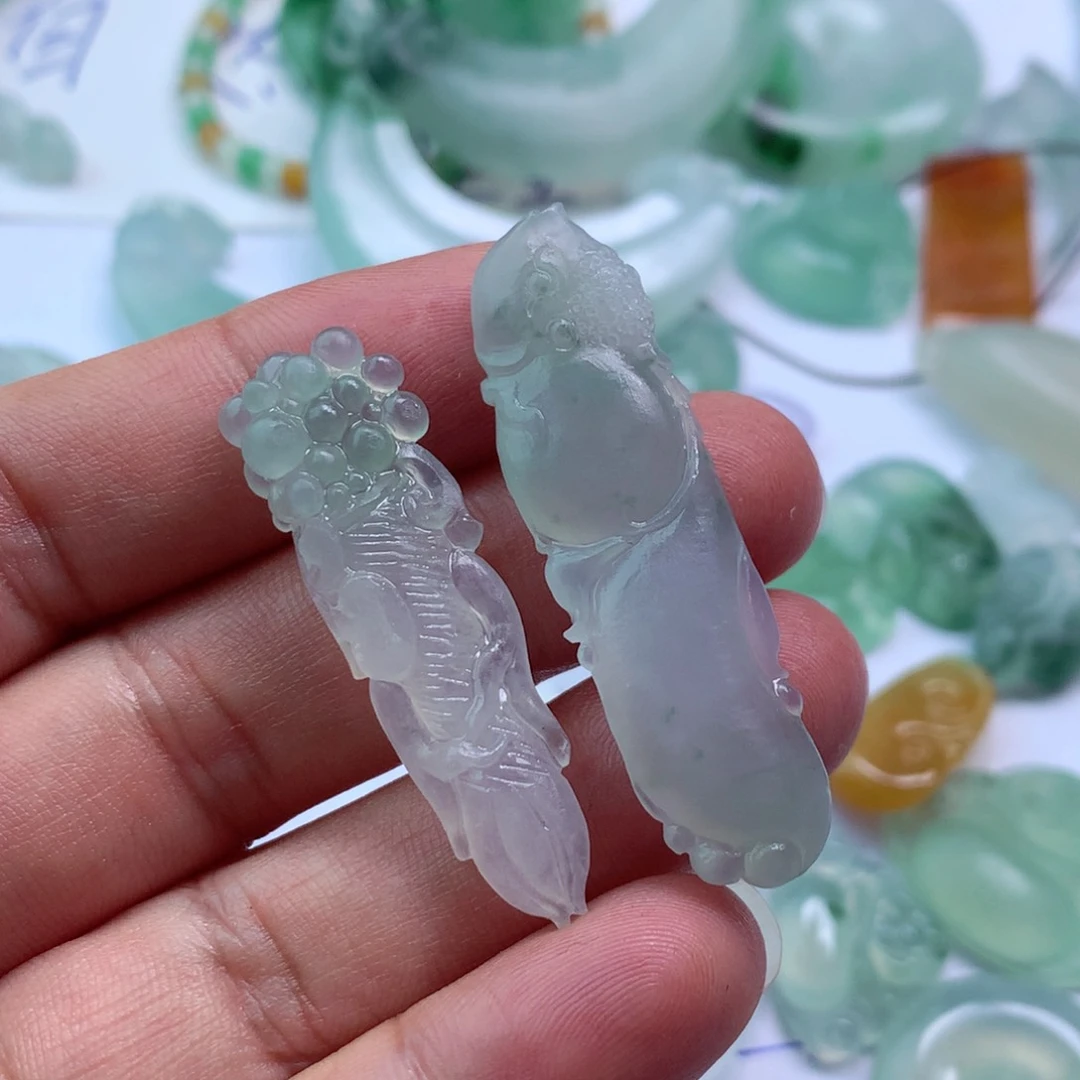 定制翡翠未镶嵌简****ի包工