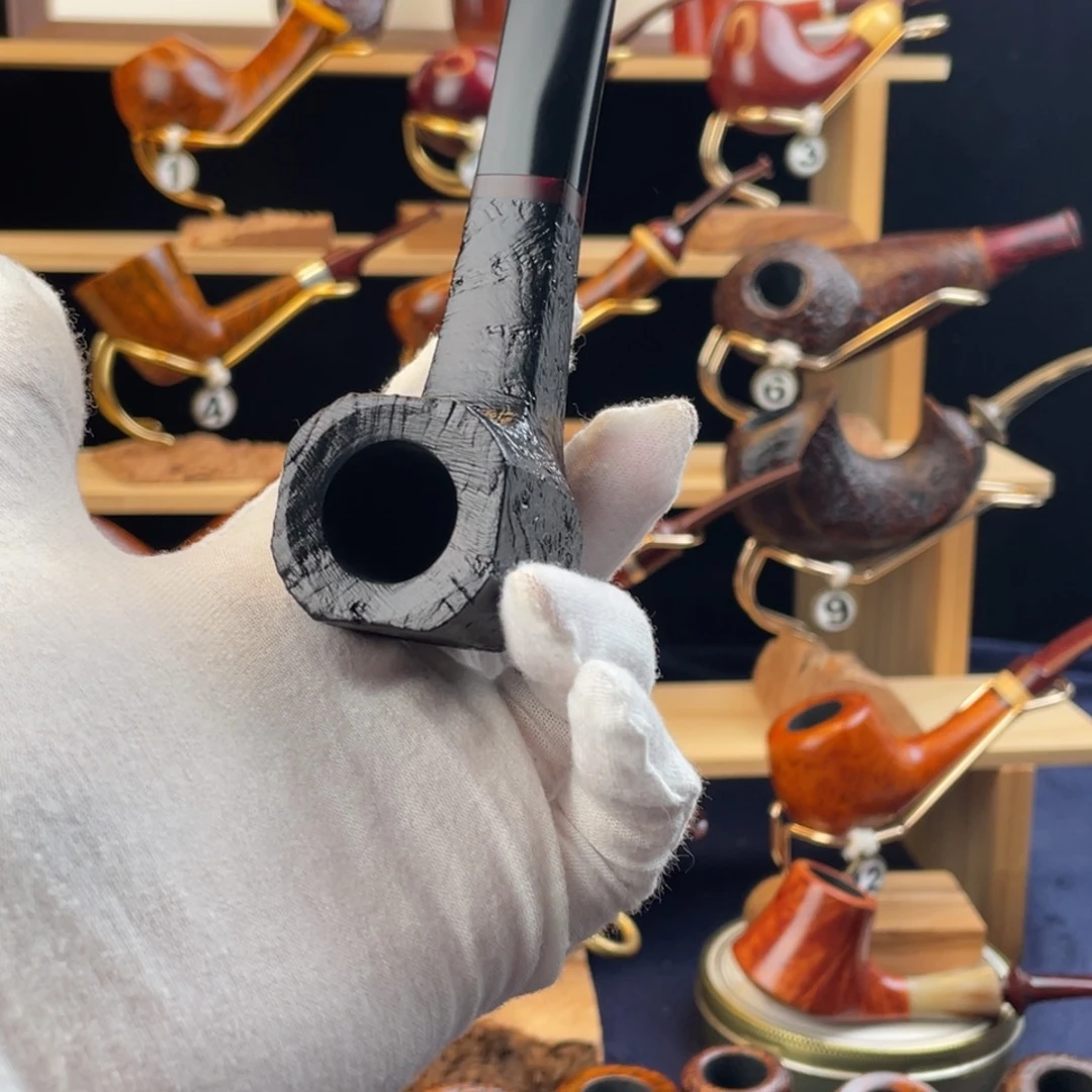 石楠木手工烟斗判官