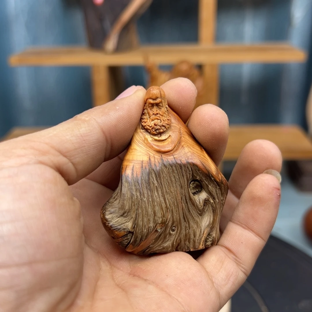 木苍*崖柏木摆件手把件