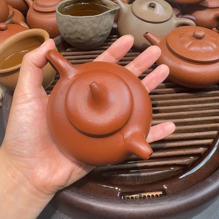 茶杯紫砂朱泥无添加茄瓜180c c