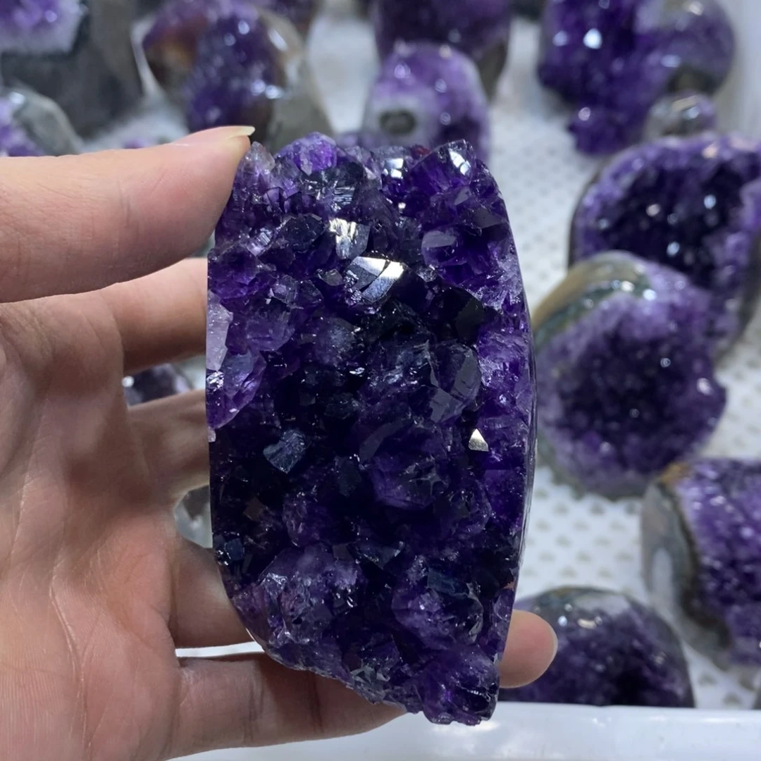 紫晶摆件摆件未镶嵌