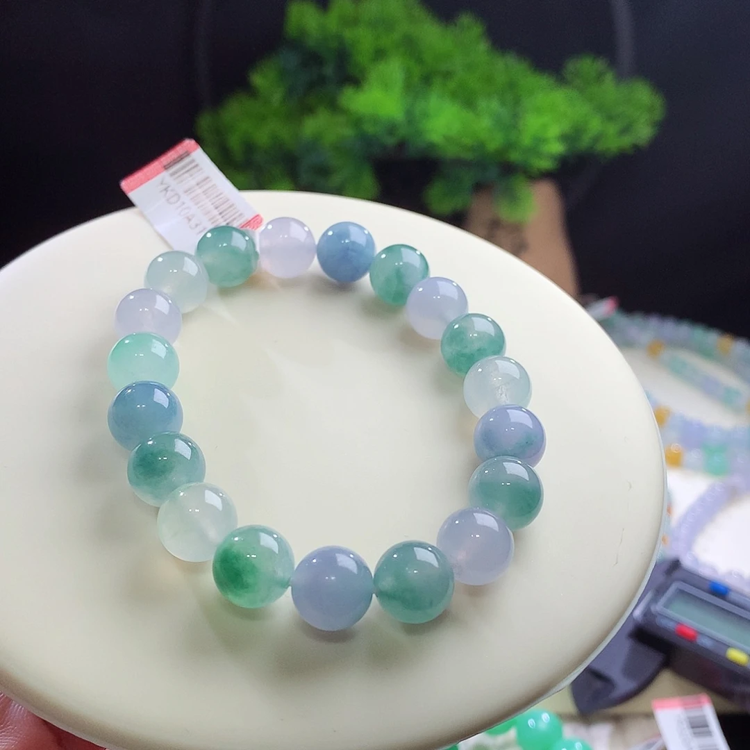 未镶嵌手串翡翠卡10mm