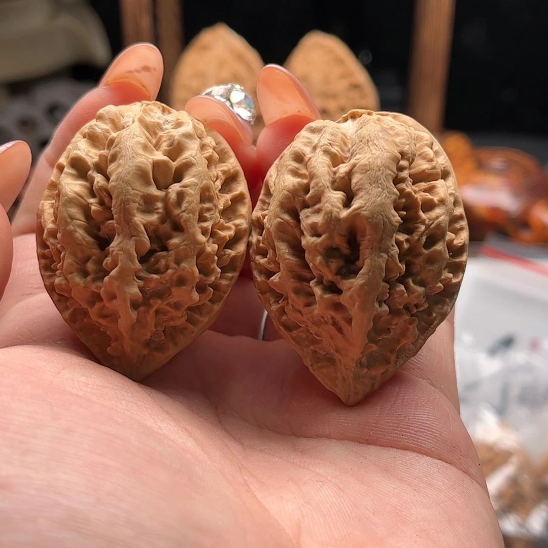 文玩核桃把件关东木子家楸大胖123