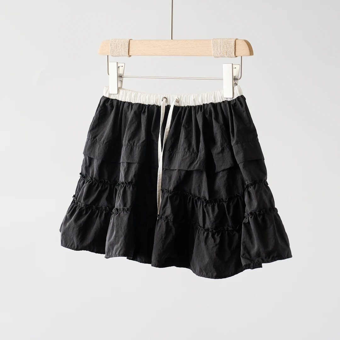 【YS10975】露思同款2025春季芭蕾风显瘦短裙蓬蓬半身裙