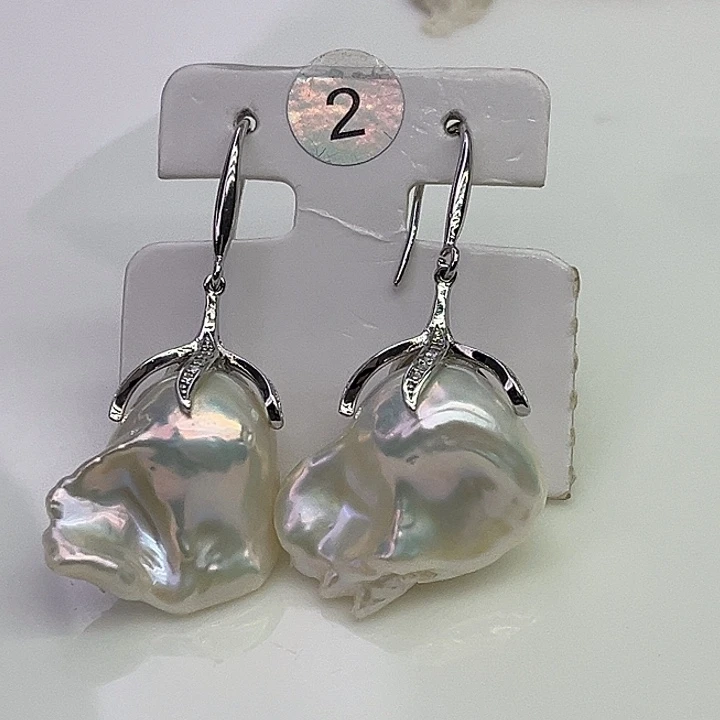 未镶嵌淡水珍珠耳饰