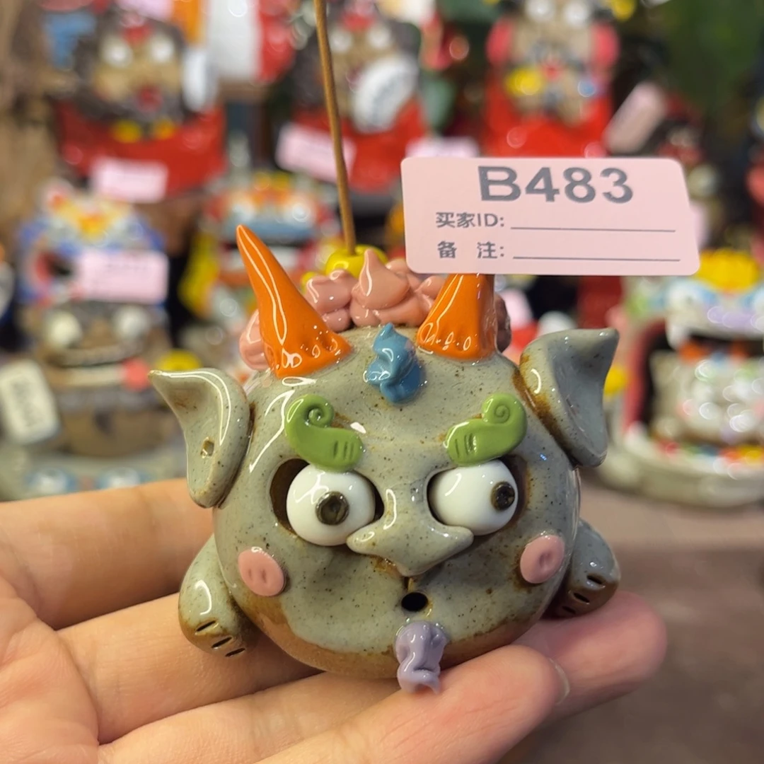 泥塑纯手工茶宠摆件