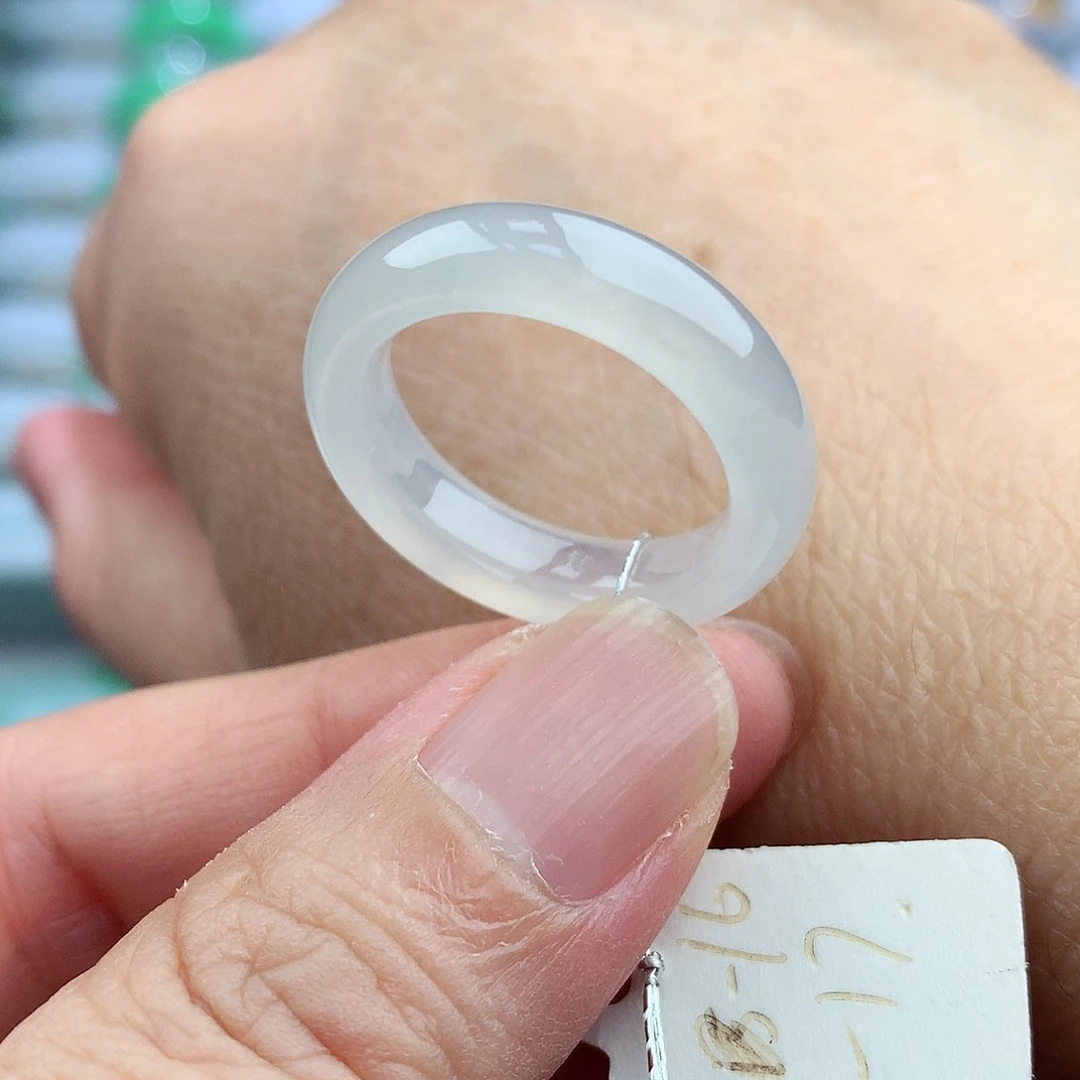 未镶嵌戒指翡翠16-17号