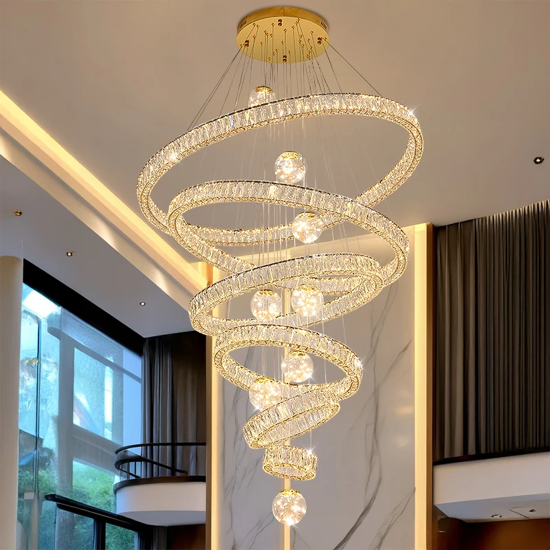 意式轻奢水晶吊灯客厅主灯现代简约大气2025新款餐厅卧室灯具大全