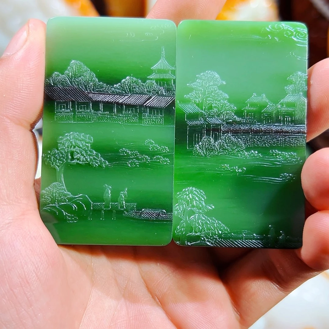 颈饰未镶嵌和田玉